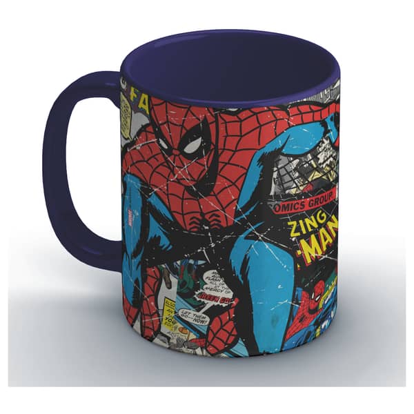 Marvel Comic Spider Man Coffee Mug by Wackylicious