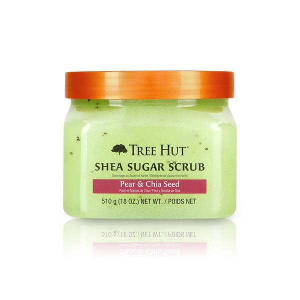 Tree Hut Shea Sugar Scrub Pear & Chia Seed, 18oz