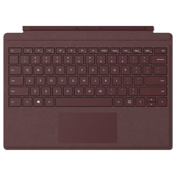 Microsoft Surface Pro Signature Type Cover Keyboard Burgundy FFP00054 Microsoft Surface Pro Signature Type Cover Keyboard Burgundy FFP00054