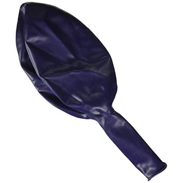 Qualatex Round Latex Giant Balloon (Pack Of 2), 3', Sapphire Blue