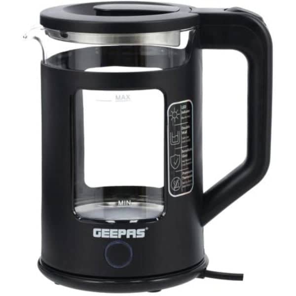 Geepas Glass Kettle GK38049 Geepas Glass Kettle GK38049