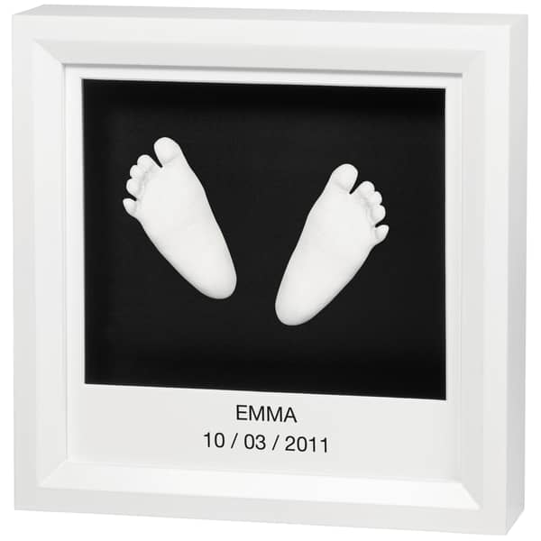 Baby Art Window Sculpture Frame White