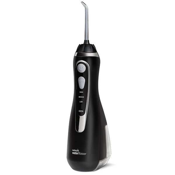 Waterpik Cordless Water Flosser Rechargeable Portable Oral Irrigator For Travel & Home - Cordless Advanced, Wp-562 Black