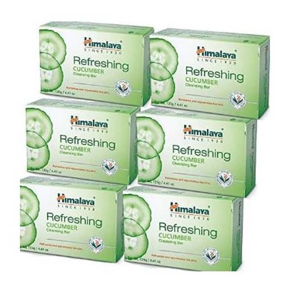 Himalaya Refresh Cucumber Soap 125g Pack of 6