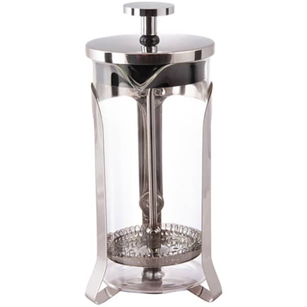 Biggcoffee Fy450 French Press Stainless Steel Lid Borosili Transparent     