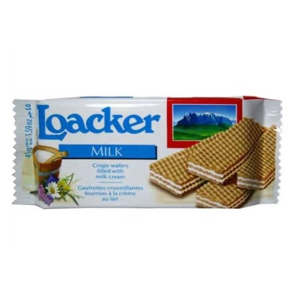 Loacker Milk 45gm Pack of 25 Online Shopping on Loacker Milk 45gm Pack ...