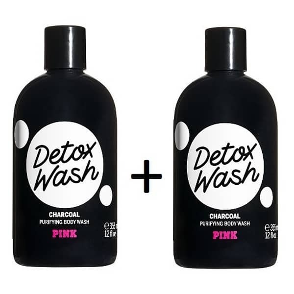 Victoria's Secret Pink Detox Wash Charcoal Purifying Body Wash 355ml Pack Of 2 Victoria's Secret Pink Detox Wash Charcoal Purifying Body Wash 355ml Pack Of 2