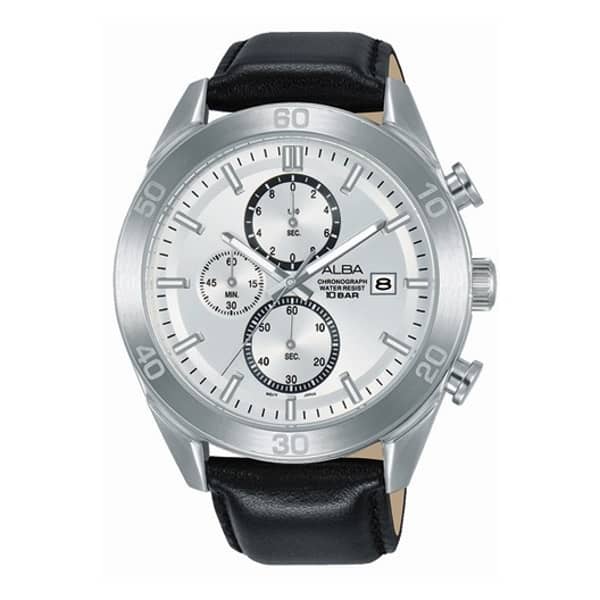 Alba AM3631X1 Men's Steel Chronograph Watch