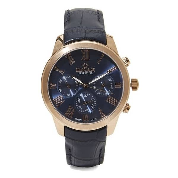 Omax PG10R44I Mens Multifunction Leather Watch Omax PG10R44I Mens Multifunction Leather Watch