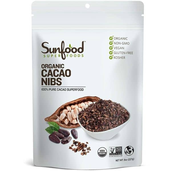 Sunfood Organic Cacao Nibs 227g Sunfood Organic Cacao Nibs 227g