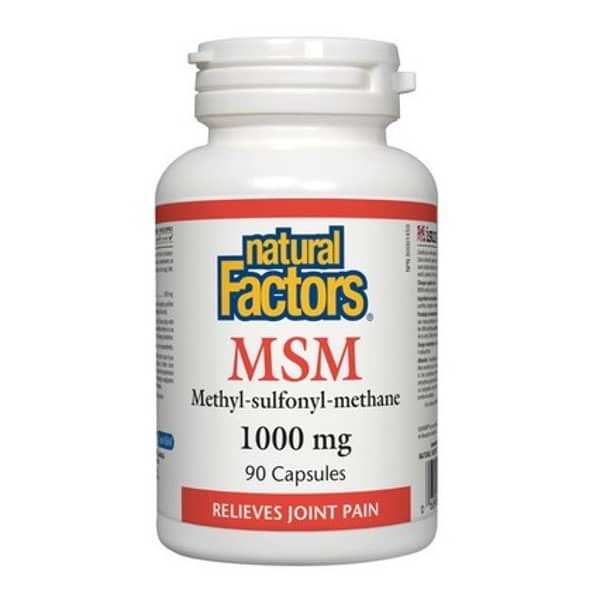 Natural Factors MSM 1000mg 90 Capsules