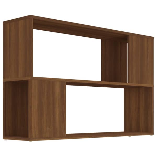 vidaXL Book Cabinet Brown Oak 100x24x63 cm Engineered Wood vidaXL Book Cabinet Brown Oak 100x24x63 cm Engineered Wood