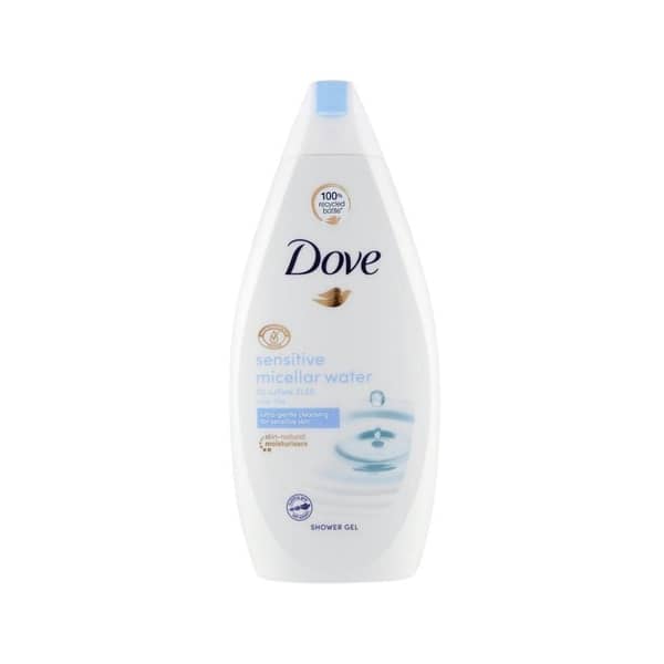 Dove Sensitive Micellar Water Soap Free Shower Gel 500ml