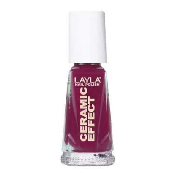 Layla Ceramic Effect Nail Polish Wine Desire 023