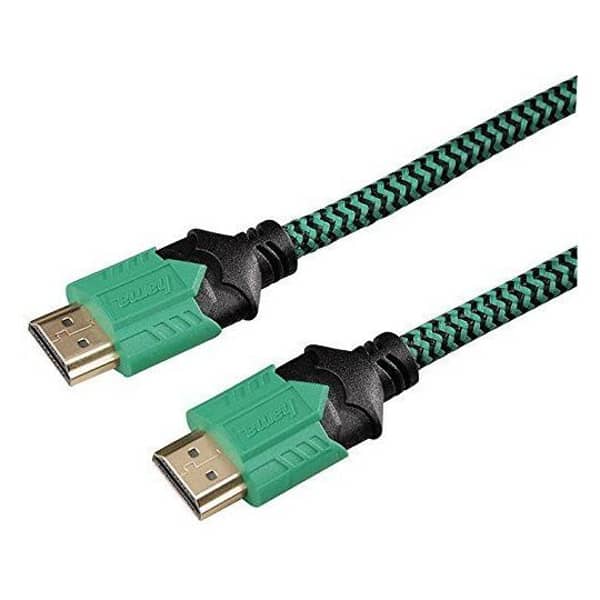 Hama 115580 High Quality High Speed HDMI Cable 2.5m Green For Xbox One/Ethernet Hama 115580 High Quality High Speed HDMI Cable 2.5m Green For Xbox One/Ethernet