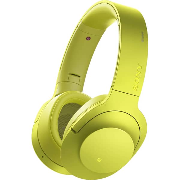 Sony MDR100ABN HiRes Noise Cancellation Headphone Yellow