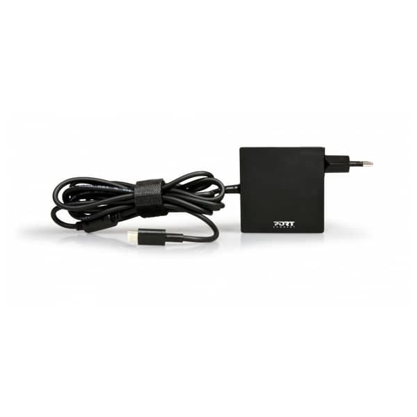 Port Designs 900097 Type C Power Adapter 65W Black