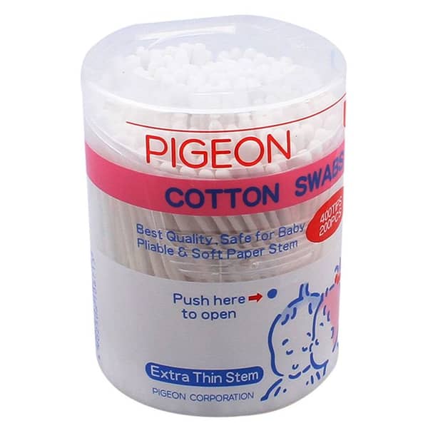 Pigeon Cotton Swabs Extra Thin Stem 200 Pigeon Cotton Swabs Extra Thin Stem 200