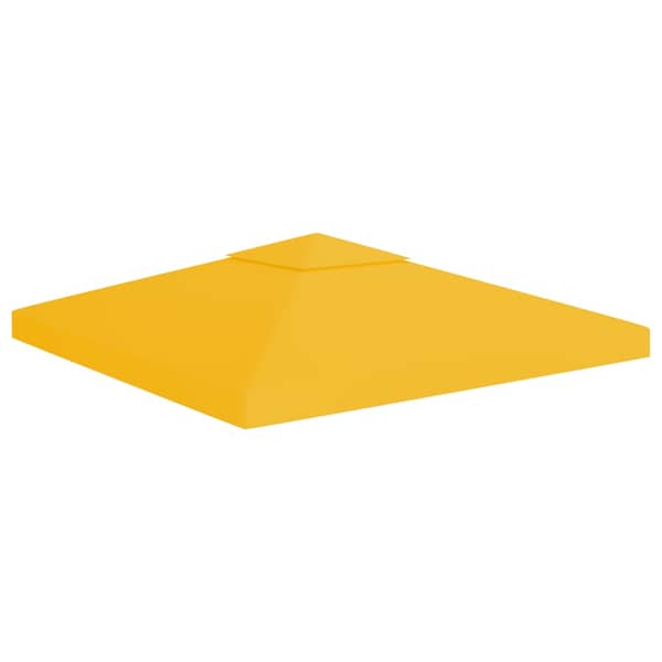 Vidaxl 2-tier Gazebo Top Cover 310 G/m² 3x3 M Yellow