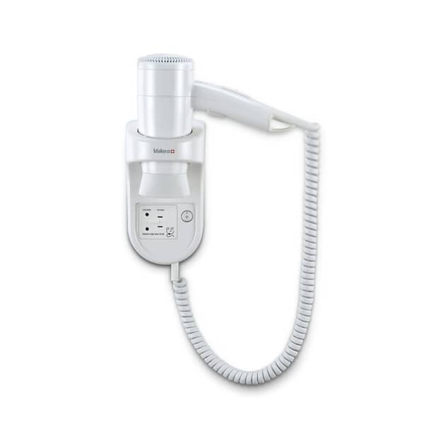 Valera Wall Mounted Hair Dryer With Shaver Socket Mounting 1200W Valera Wall Mounted Hair Dryer With Shaver Socket Mounting 1200W