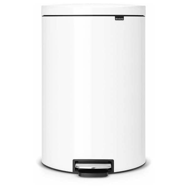 Brabantia 485244 Pedal Bin FlatBack 40L White