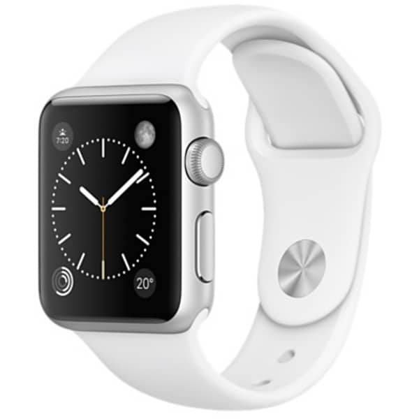 Apple Watch Series 2 - 38mm Silver Aluminium Case with White Sport Band