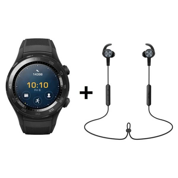 Huawei Watch2 4G Sport Smart Watch + AM61 Honor Sports Bluetooth Headset + Renna Sim Huawei Watch2 4G Sport Smart Watch + AM61 Honor Sports Bluetooth Headset + Renna Sim