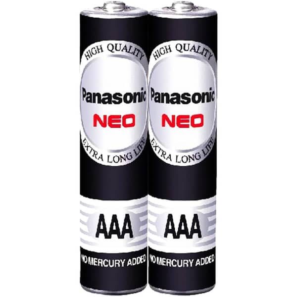 Panasonic AAA2 Dioxide Battery Black/Silver