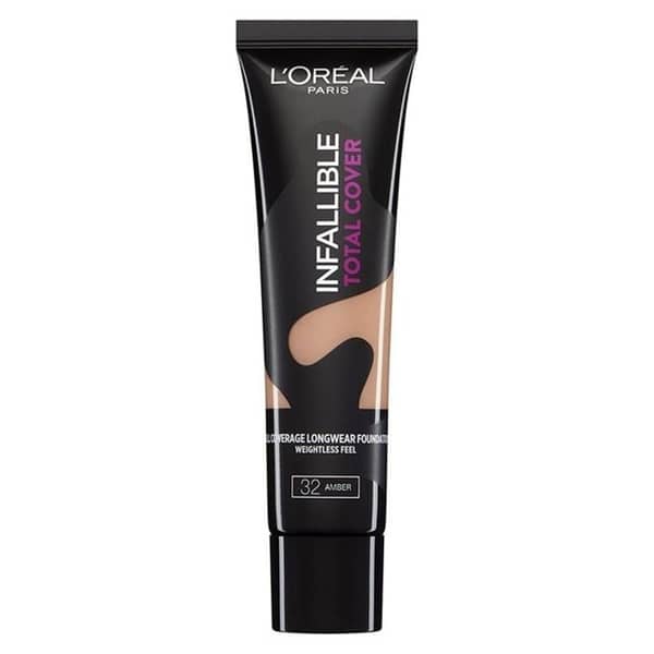 L'Oreal Paris Infallible Total Cover Foundation 32 Amber L'Oreal Paris Infallible Total Cover Foundation 32 Amber