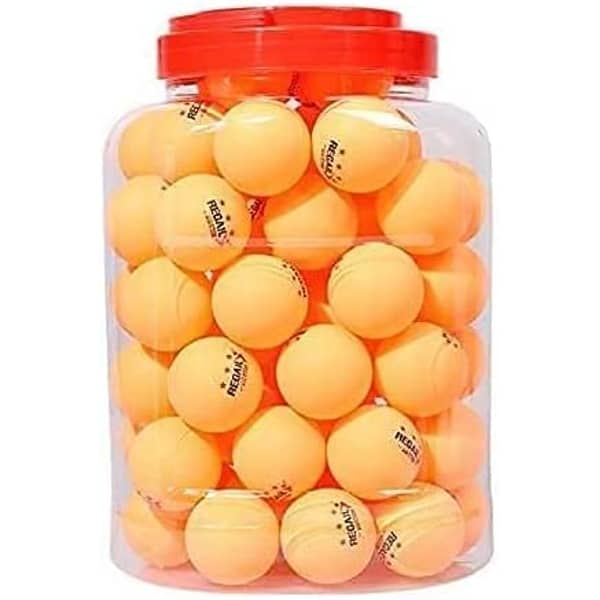 ULTIMAX 60 Pcs Table Tennis Balls Ping Pong Balls For Competition Training Professional Table Tennis Accessories Training Pong Balls Advanced Training Table Tennis Ball (Orange)