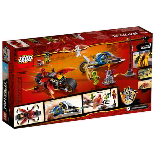 LEGO 70667 Kai`s Blade Cycle and Zane`s Snowmobile Toy LEGO 70667 Kai`s Blade Cycle and Zane`s Snowmobile Toy