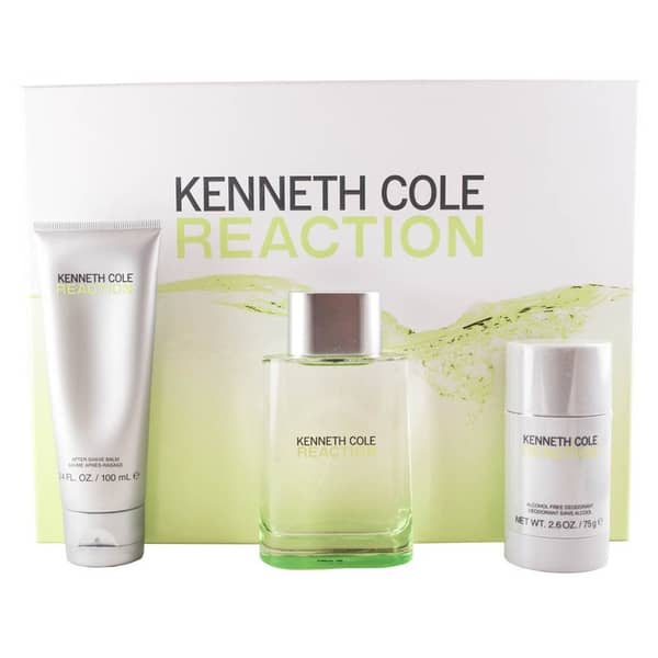 Kenneth Cole Reaction Gift Set For Men (Reaction 100ml EDT + Reaction Aftershave Balm 100ml + 75g Reaction Deodorant) Kenneth Cole Reaction Gift Set For Men (Reaction 100ml EDT + Reaction Aftershave Balm 100ml + 75g Reaction Deodorant)