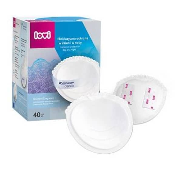 Lovi Discreet Elegance Breast Pads 40 pcs White