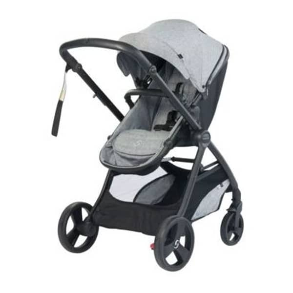 Steelcraft Savvi 2in1 Convertible Seat Stroller Grey Melange