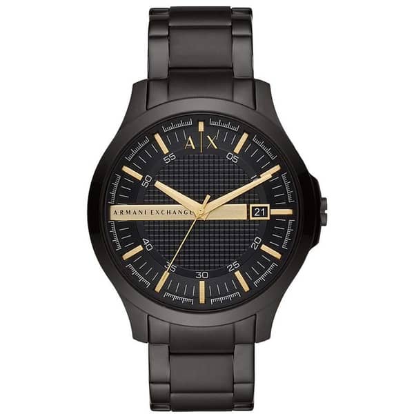 Armani Exchange Hampton Black Stainless Steel Analog Men Watch AX2413