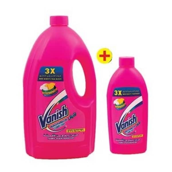 Vanish Stain Remover Liquid Colors 3 Liters + 500ml Free