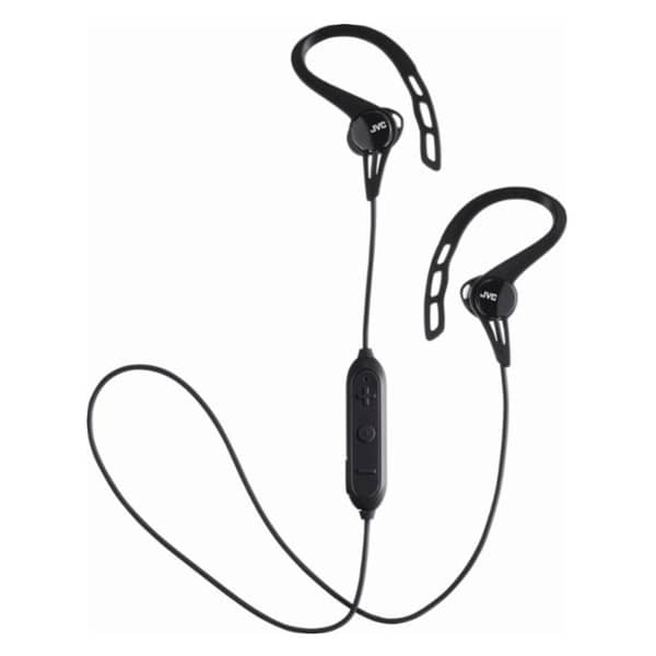 JVC Sports Wireless Earphone With Pivot Motion Fit Black - HAEC20BTB