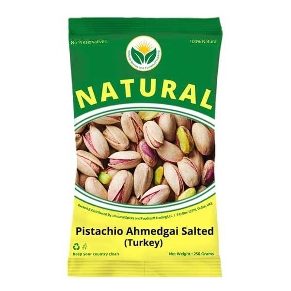 Natural Pistachio Ahmedgai Salted (turkey) 1kg Natural Pistachio Ahmedgai Salted (turkey) 1kg