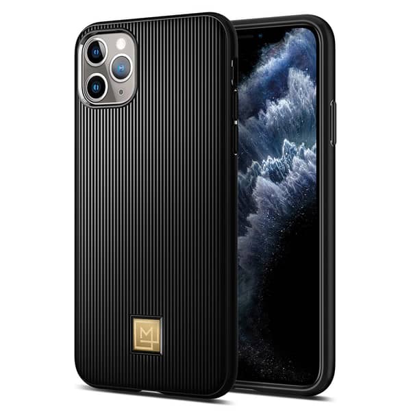 Spigen La Manon Classy Designed For Iphone 11 Pro Max Case Cover - Black