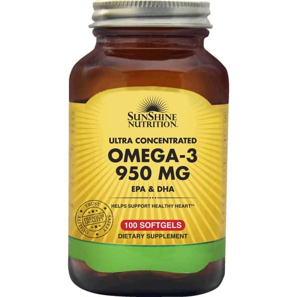 Sunshine Nutri Ultra Concentrated Omega-3 950mg Softgels