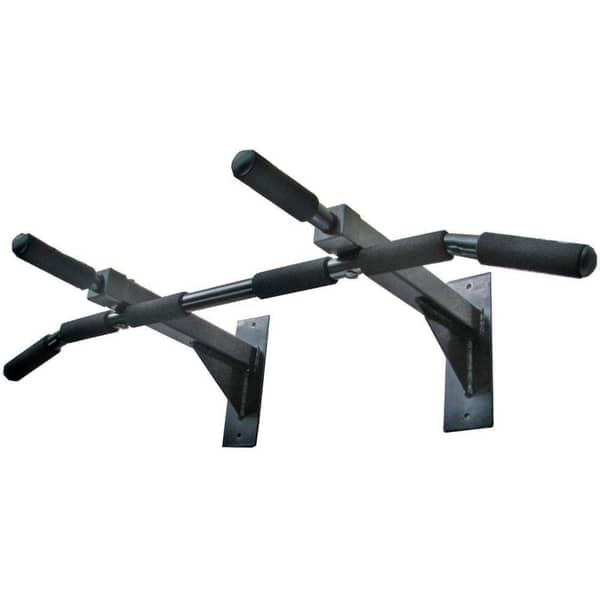 ULTIMAX Wall Mount Pull Up Bar Chin-up Body-bulding Exercise Fitness Gym Home with 6 Foam Handles Ultimate Body Press Wall Mounted Cross Fit Traing for ultimate fitness