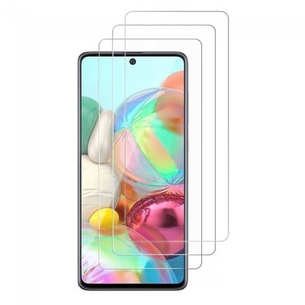 3-pack Screen Protector Tempered Glass For Samsung Galaxy A71 - Clear 3-pack Screen Protector Tempered Glass For Samsung Galaxy A71 - Clear