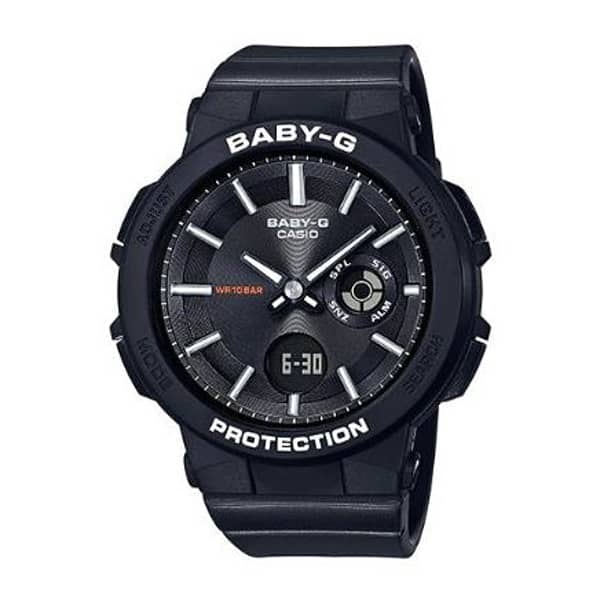Casio Baby-G Black Resin Women Analog/Digital Watch BGA-255-1A