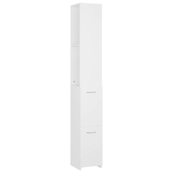 Vidaxl Bathroom Cabinet White 25x25x170 Cm Engineered Wood Vidaxl Bathroom Cabinet White 25x25x170 Cm Engineered Wood