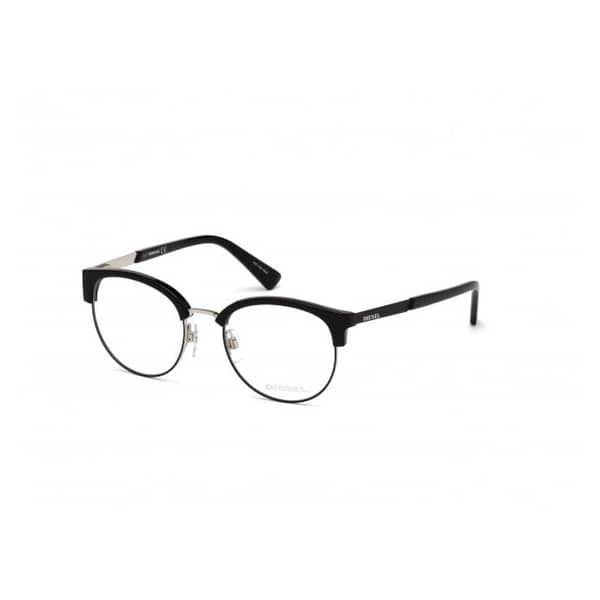 Diesel DL5281-001-49 Unisex Optical Frame Shiny Black Plastic
