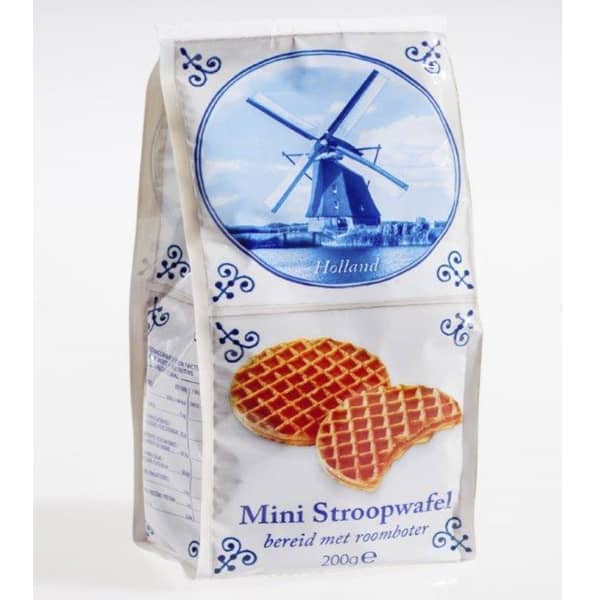 Stroopwafels Mini Syrup Wafers 12X200g Pouch