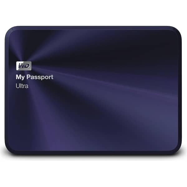 Western Digital WDBTYH0010BBAEESN My Passport Ultra Metal Hard Drive Blue/Black 1 TB