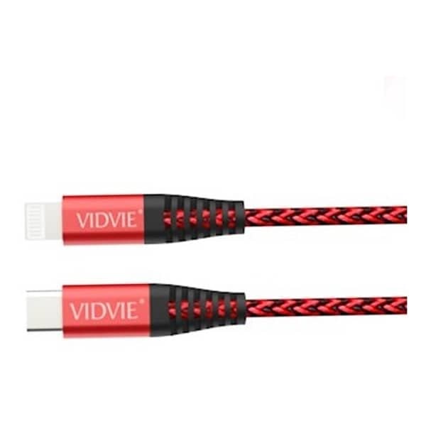 Vidvie Lightning to Type C Data Cable 1.2m Red CB426