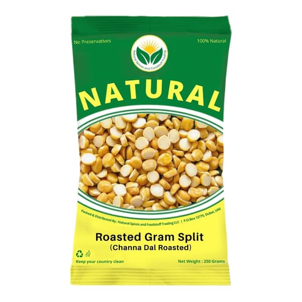 Natural Roasted Gram Split (channa) 2kg Natural Roasted Gram Split (channa) 2kg