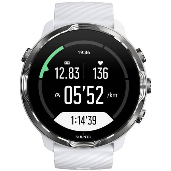 Suunto 7 SS050380000 Sports Smart Watch White Burgundy